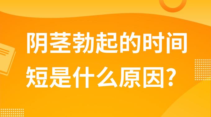 阴茎勃起的时间短是什么原因?阴茎勃起的时间短怎么办?